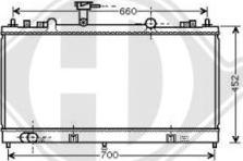 Diederichs DCM2253 - Radiator, engine cooling autospares.lv