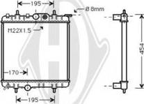 Diederichs DCM2762 - Radiator, engine cooling autospares.lv