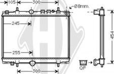 Diederichs DCM2780 - Radiator, engine cooling autospares.lv