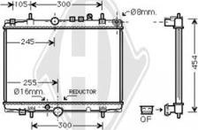 Diederichs DCM2781 - Radiator, engine cooling autospares.lv