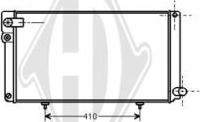 Diederichs DCM2724 - Radiator, engine cooling autospares.lv