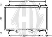 Diederichs DCM2776 - Radiator, engine cooling autospares.lv