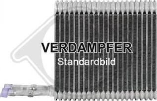 Diederichs DCV1005 - Evaporator, air conditioning autospares.lv