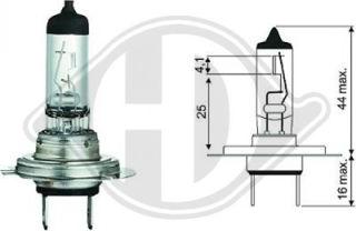 Diederichs LID10019 - Bulb, spotlight autospares.lv