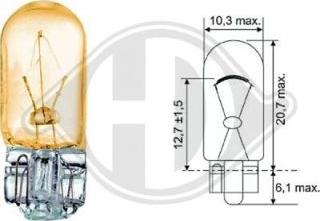 Diederichs LID10079 - Bulb, indicator autospares.lv