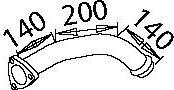 Dinex 50291 - Exhaust Pipe autospares.lv