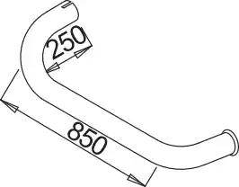 Dinex 52646 - Exhaust Pipe autospares.lv