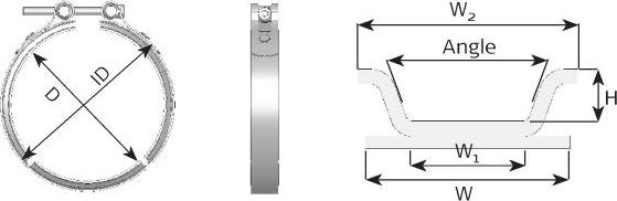 Dinex 74809 - Pipe Connector, exhaust system autospares.lv