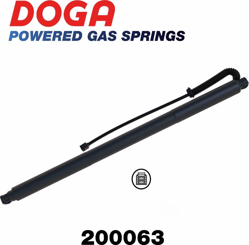 DOGA 200063 - Electric Motor, tailgate autospares.lv