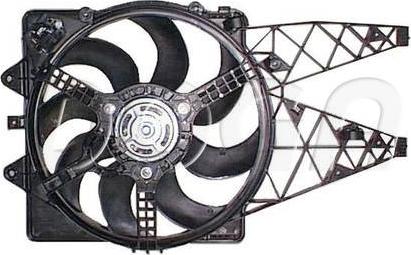 DOGA EFI133 - Fan, radiator autospares.lv