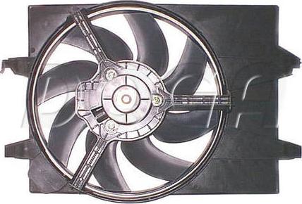 DOGA EFO026 - Fan, radiator autospares.lv