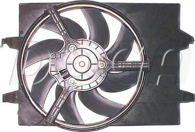 DOGA EFO023 - Fan, radiator autospares.lv