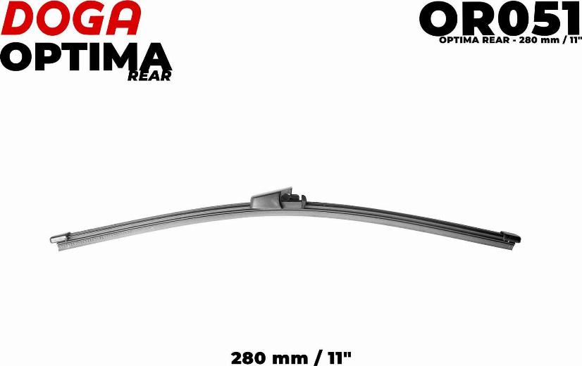 DOGA OR051 - Wiper Blade autospares.lv