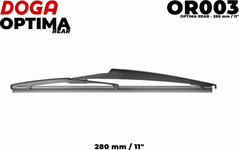 DOGA OR003 - Wiper Blade autospares.lv