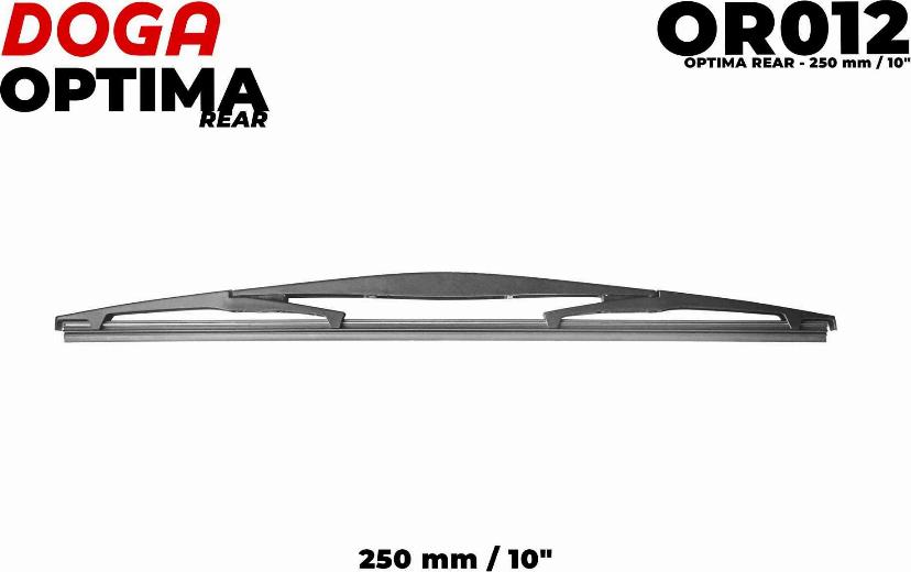 DOGA OR012 - Wiper Blade autospares.lv