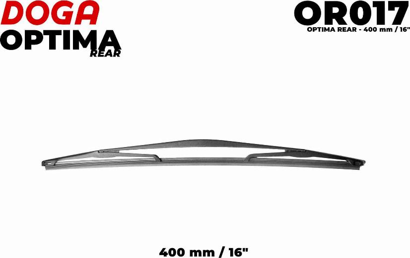 DOGA OR017 - Wiper Blade autospares.lv