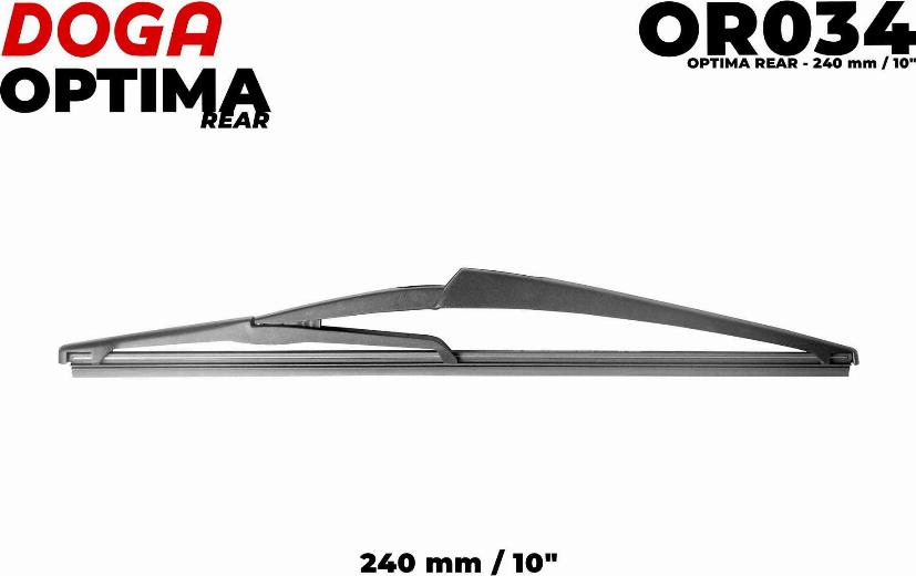 DOGA OR034 - Wiper Blade autospares.lv