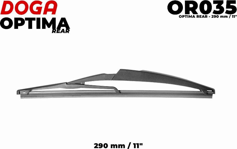 DOGA OR035 - Wiper Blade autospares.lv