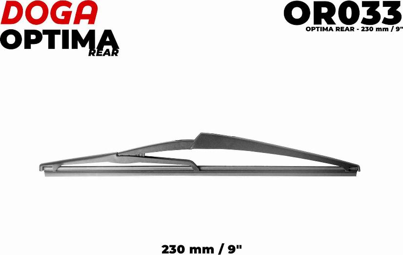 DOGA OR033 - Wiper Blade autospares.lv