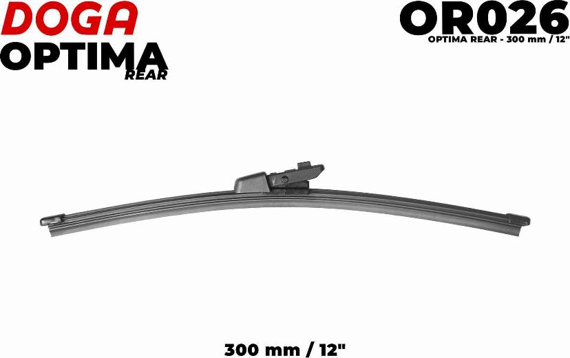 DOGA OR026 - Wiper Blade autospares.lv