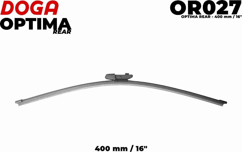 DOGA OR027 - Wiper Blade autospares.lv