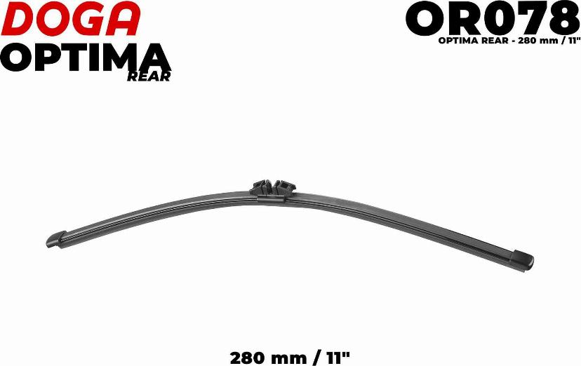 DOGA OR078 - Wiper Blade autospares.lv