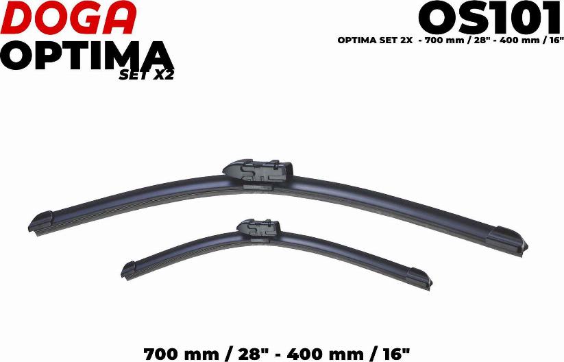 DOGA OS101 - Wiper Blade autospares.lv