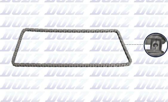 DOLZ 05KC026 - Timing Chain autospares.lv