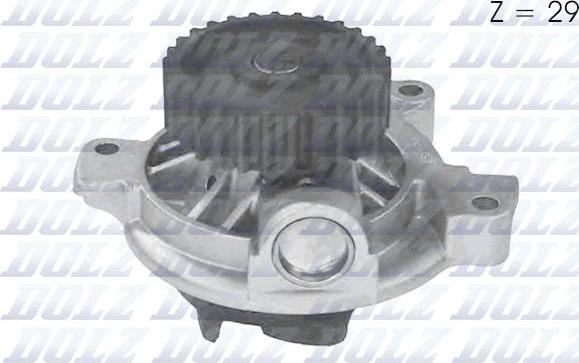 DOLZ A171 - Water Pump autospares.lv