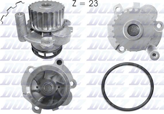 DOLZ A212MI - Water Pump autospares.lv