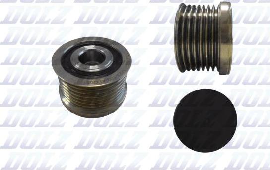 DOLZ AFC051 - Pulley, alternator, freewheel clutch autospares.lv