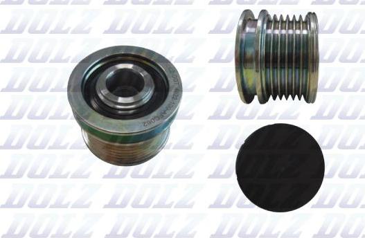 DOLZ AFC062 - Pulley, alternator, freewheel clutch autospares.lv