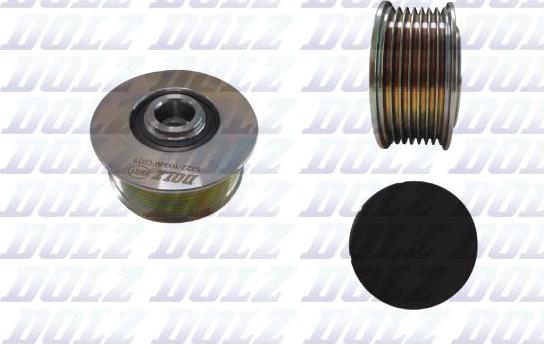 DOLZ AFC019 - Pulley, alternator, freewheel clutch autospares.lv