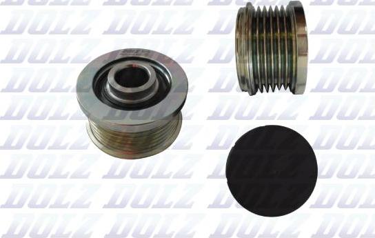 DOLZ AFC085 - Pulley, alternator, freewheel clutch autospares.lv