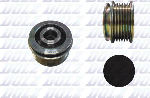 DOLZ AFC035 - Pulley, alternator, freewheel clutch autospares.lv