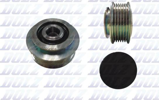 DOLZ AFC037 - Pulley, alternator, freewheel clutch autospares.lv