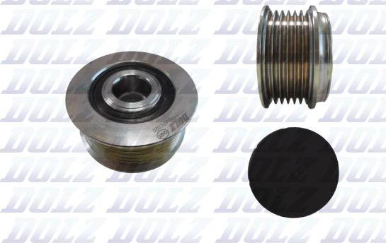 DOLZ AFC020 - Pulley, alternator, freewheel clutch autospares.lv