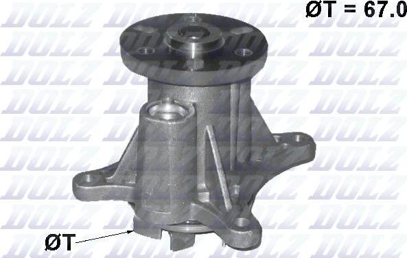 DOLZ C140 - Water Pump autospares.lv