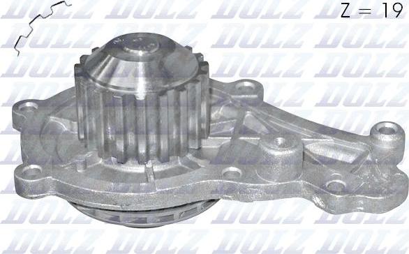 DOLZ C129 - Water Pump autospares.lv