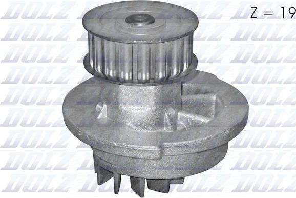 DOLZ D210 - Water Pump autospares.lv