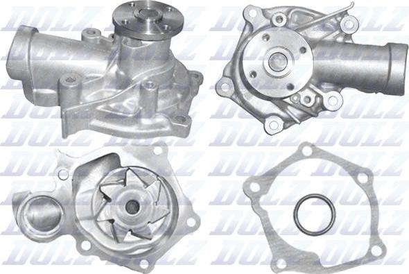 DOLZ H234 - Water Pump autospares.lv