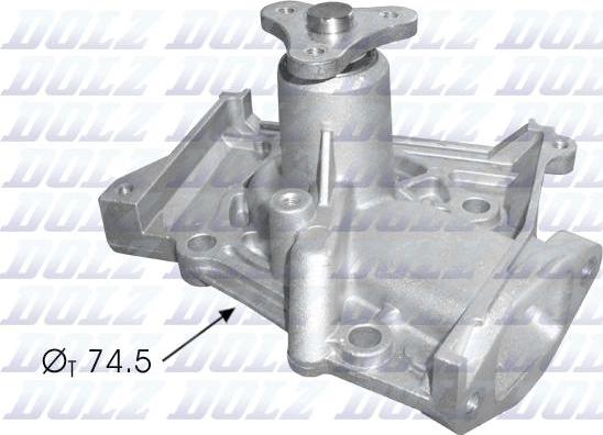 DOLZ K107 - Water Pump autospares.lv