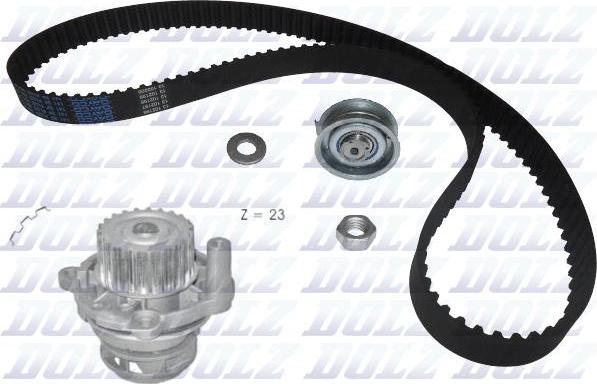 DOLZ KD050 - Water Pump & Timing Belt Set autospares.lv