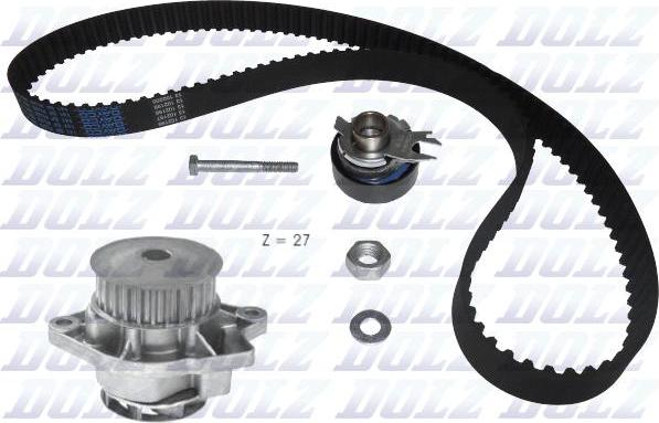 DOLZ KD053 - Water Pump & Timing Belt Set autospares.lv