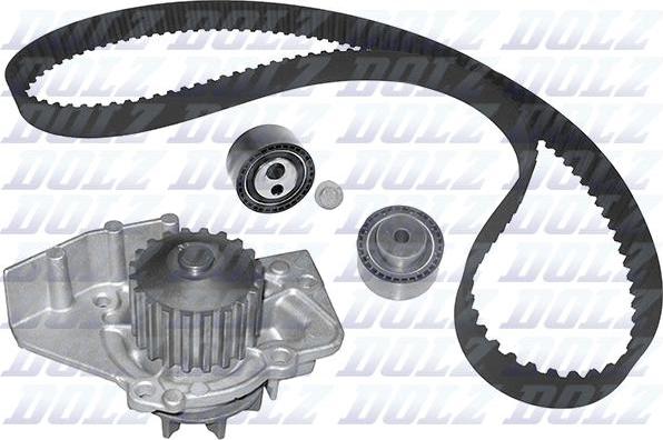 DOLZ KD008 - Water Pump & Timing Belt Set autospares.lv