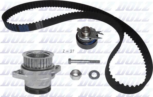 DOLZ KD031 - Water Pump & Timing Belt Set autospares.lv