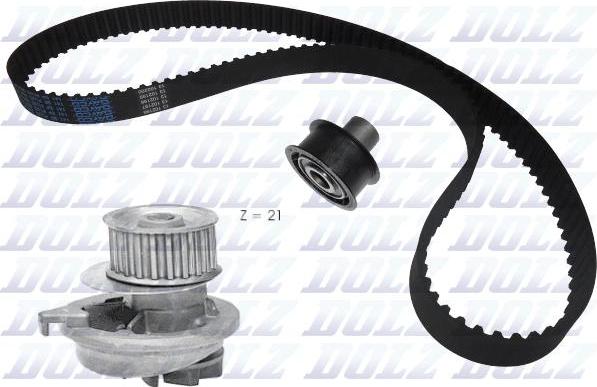 DOLZ KD020 - Water Pump & Timing Belt Set autospares.lv