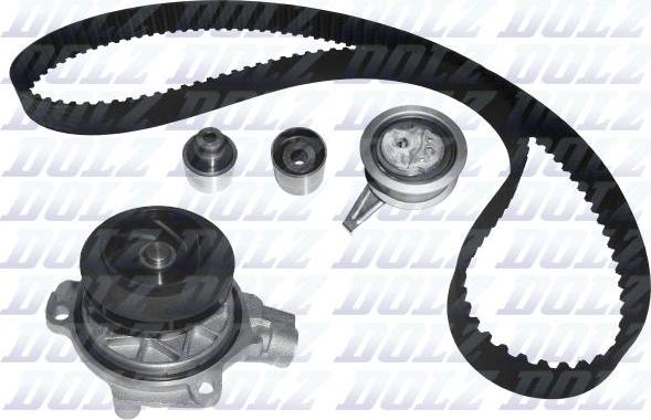 DOLZ KD153 - Water Pump & Timing Belt Set autospares.lv