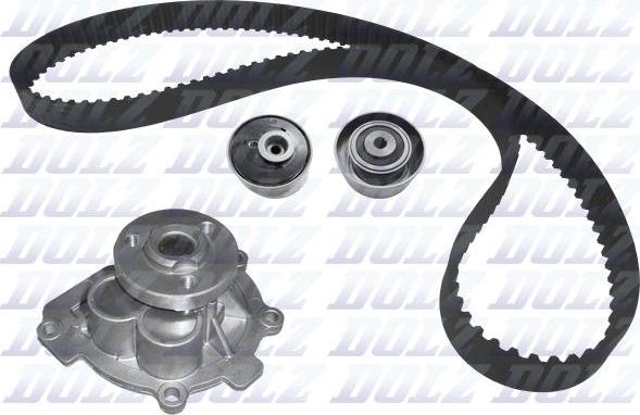 DOLZ KD162 - Water Pump & Timing Belt Set autospares.lv