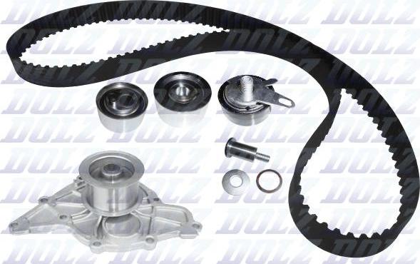 DOLZ KD107 - Water Pump & Timing Belt Set autospares.lv